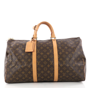 Louis Vuitton Keepall Bag Monogram Canvas 50 Brown 2976101