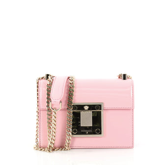 Versace Diamante Shoulder Bag Patent Mini Pink 2976201