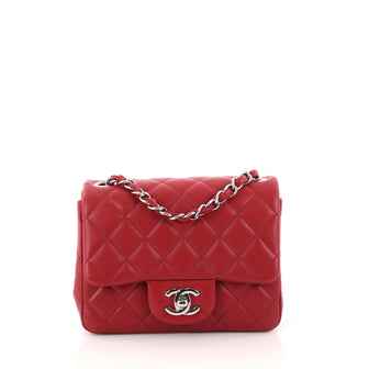 Chanel Square Classic Single Flap Bag Quilted Lambskin 2977502