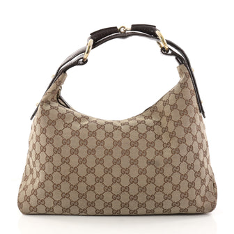 Gucci Horsebit Hobo GG Canvas Medium Brown 2977901