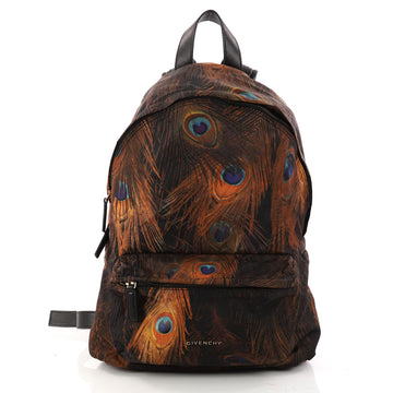 Givenchy Pocket Backpack Printed Nylon Brown 2978302