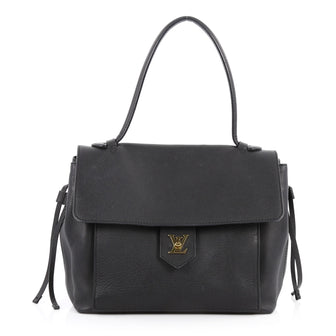 Louis Vuitton Lockme Handbag Leather PM Black 2979802