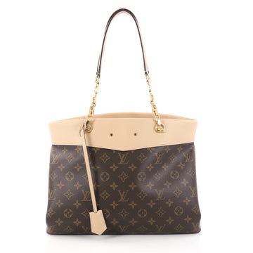 Louis Vuitton Pallas Shopper Monogram Canvas and Calf 2982301