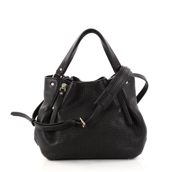 Burberry Maidstone Convertible Satchel Leather and House Black 2983301