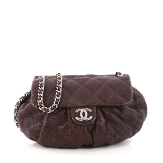 Chanel Chain Around Flap Bag Quilted Leather Medium 2985302