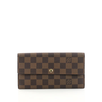  Louis Vuitton Sarah Wallet Damier Brown 2986304