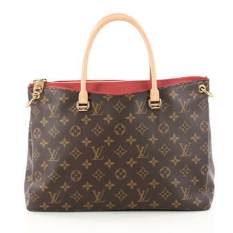 Louis Vuitton Pallas Tote Monogram Canvas Brown 2987201