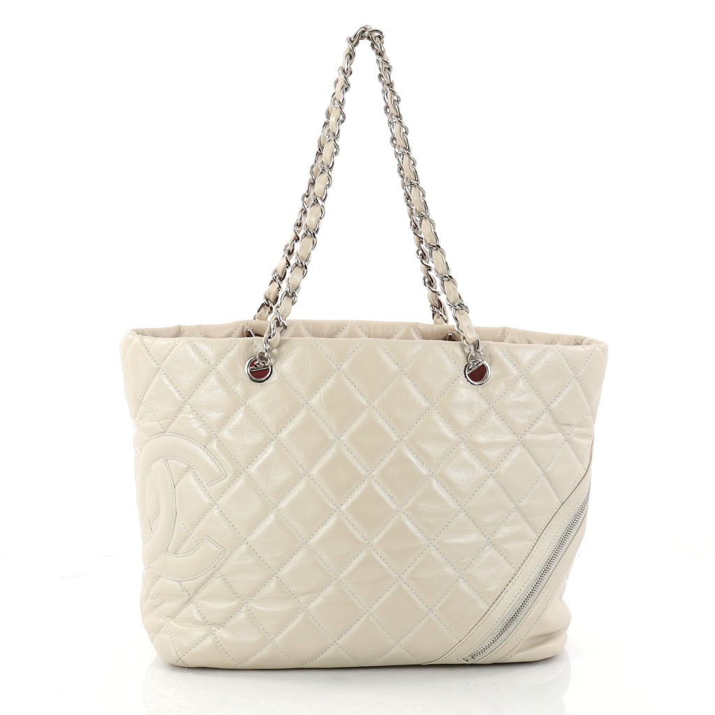 Buy Chanel Cotton Club Tote Quilted Aged Calfskin Large 2988501