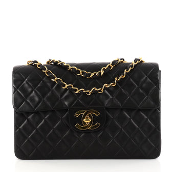 Chanel Vintage Classic Single Flap Bag Quilted Lambskin 2989201