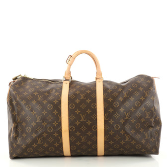 Louis Vuitton Keepall Bag Monogram Canvas 55 Brown 2989502