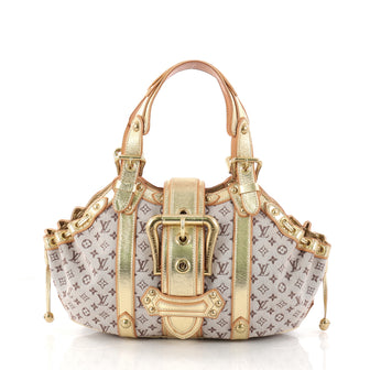 Louis Vuitton Theda Handbag Mini Lin GM Neutral 2991603