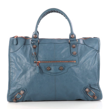 Balenciaga Weekender Giant Studs Handbag Leather 2993501