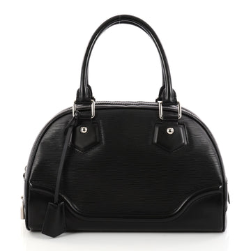 Louis Vuitton Montaigne Bowling Bag Epi Leather PM Black 2993605