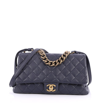 Chanel Trapezio Crossbody Bag Quilted Sheepskin Large 2993610