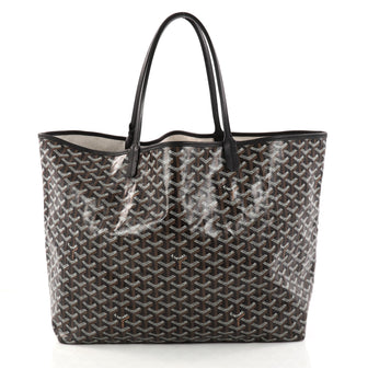 Goyard St. Louis Tote Coated Canvas GM Black 2996204