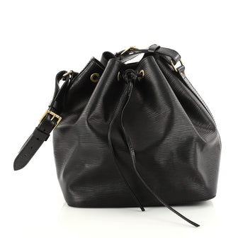 Louis Vuitton Petit Noe Handbag Epi Leather Black 2996702