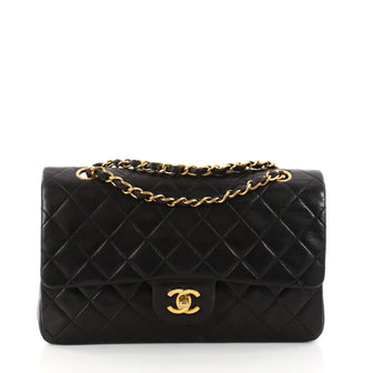 Chanel Vintage Classic Double Flap Bag Quilted Lambskin 2996901