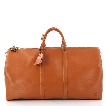 Louis Vuitton Keepall Bag Epi Leather 55 Brown 2996902