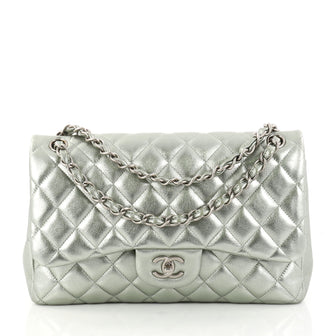 Chanel Classic Double Flap Bag Quilted Lambskin Jumbo 2997701