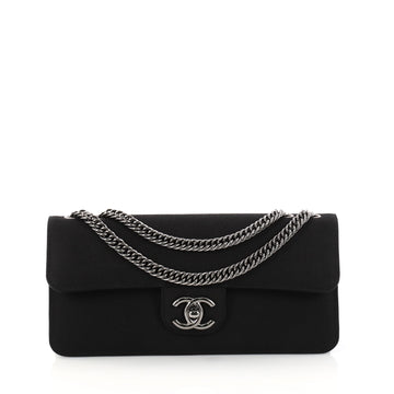 Chanel Turnlock Flap Shoulder Bag Grosgrain East West 2997802
