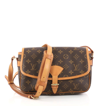 Louis Vuitton Sologne Handbag Monogram Canvas Brown 2998401