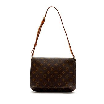 Louis Vuitton Musette Tango Monogram Canvas Shoulder Bag