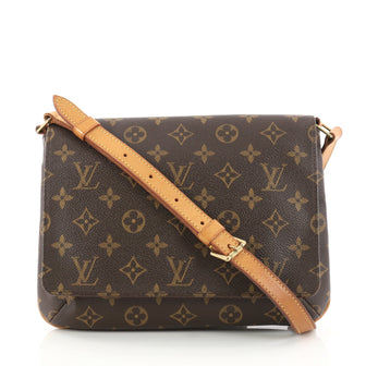 Louis Vuitton Musette Tango Handbag Monogram Canvas 3002305