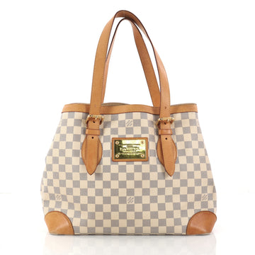 Louis Vuitton Hampstead Handbag Damier MM White 3002703
