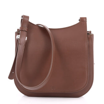 The Row Hunting Crossbody Bag Leather 9 Brown 300430
