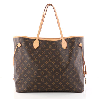 Louis Vuitton Neverfull NM Tote Monogram Canvas GM Brown 3005601