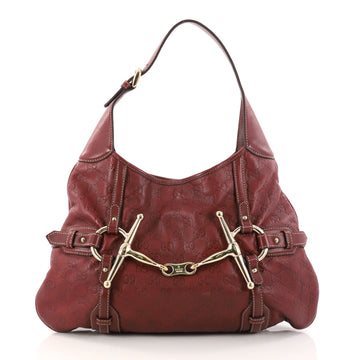 Gucci Limited Edition 85th Anniversary Hobo Guccissima Red 3007303