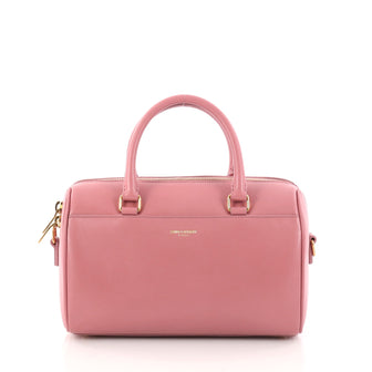  Saint Laurent Classic Baby Duffle Bag Leather Pink 3009601