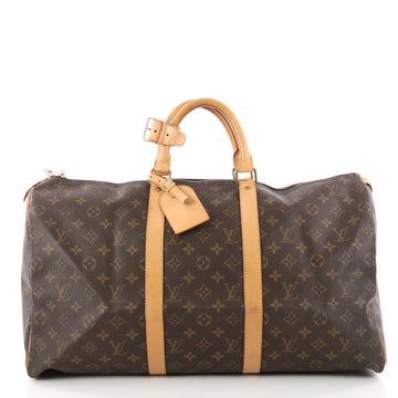 Louis Vuitton Keepall Bag Monogram Canvas 50 Brown 3010103