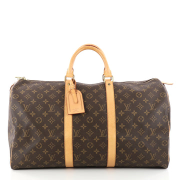 Louis Vuitton Keepall Bag Monogram Canvas 50 Brown 3010302