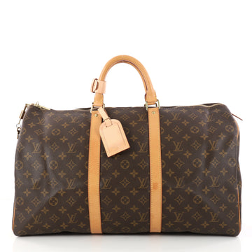 Louis Vuitton Keepall Bag Monogram Canvas 50 Brown 3010305