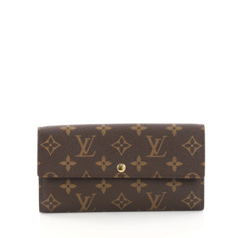 Louis Vuitton Sarah Wallet Monogram Canvas Brown 3010401