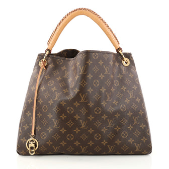 Louis Vuitton Artsy Handbag Monogram Canvas MM Brown 3011201
