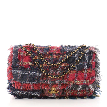 Chanel Flap Shoulder Bag Quilted Patchwork Tweed with 3011901