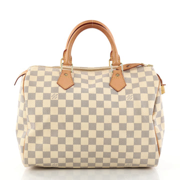 Louis Vuitton Speedy Handbag Damier 30 White 3013601