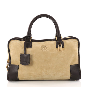 Loewe Amazona Bag Suede 36 Brown 3014801