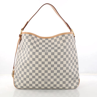Louis Vuitton Delightful NM Handbag Damier MM White 3015101