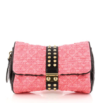 Louis Vuitton Coquette Handbag Monogram Satin Pink 3015802