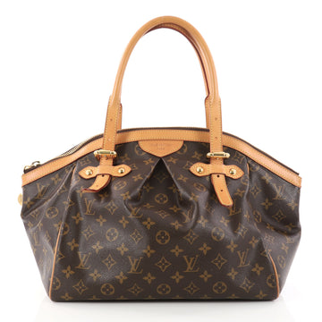 Louis Vuitton Tivoli Handbag Monogram Canvas GM Brown 3016502