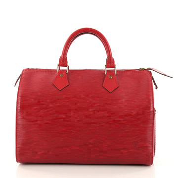 Louis Vuitton Speedy Handbag Epi Leather 30 Red 3016802