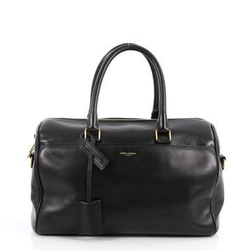 Saint Laurent Classic Duffle Bag Leather 12 Black 3019703