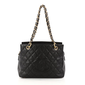 Chanel Petite Timeless Tote Quilted Caviar Black 3020102