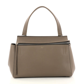 Celine Edge Bag Leather Medium Brown 3020301
