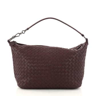  Bottega Veneta Zip Hobo Intrecciato Nappa Small Purple 3020801