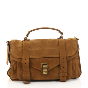 Proenza Schouler PS1 Satchel Suede Medium