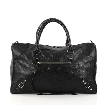 Balenciaga Work Classic Studs Handbag Leather 30250/01